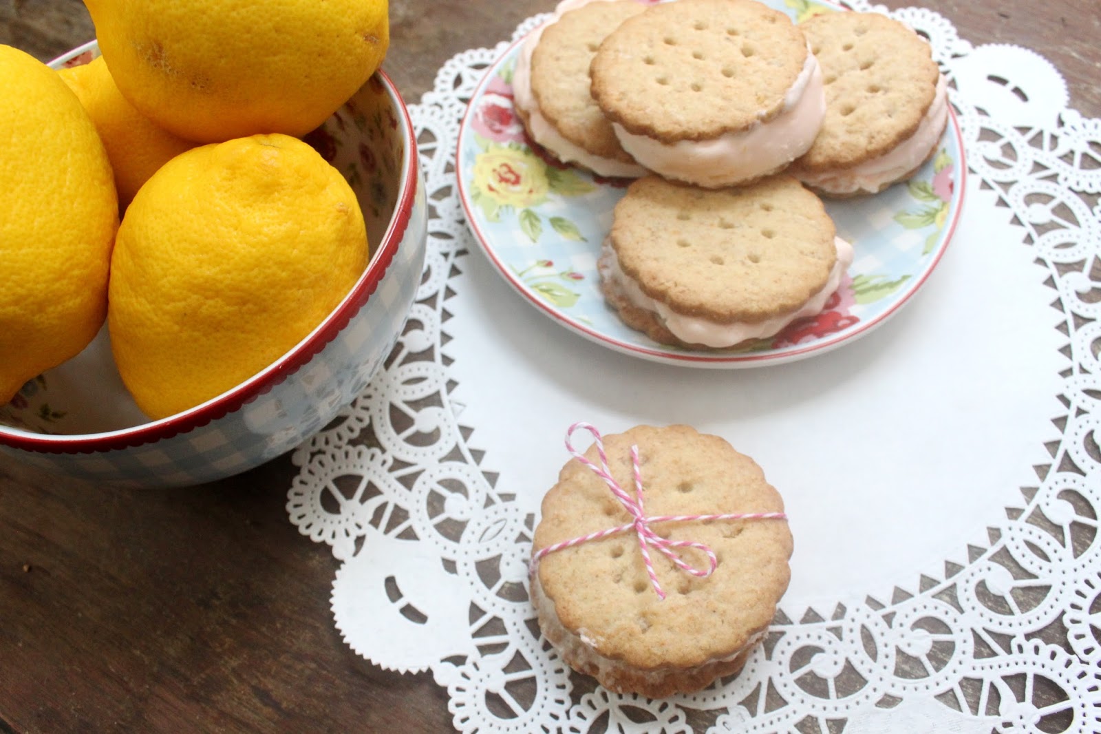 EAT+SLEEP+MAKE FOOD Pink Lemonade Ice Cream Sandwiches