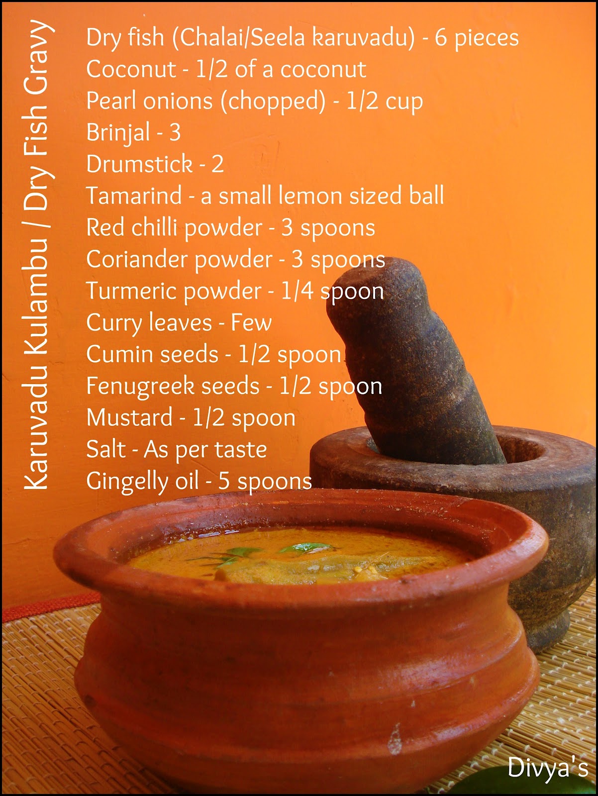 Karuvadu Kulambu / Dry Fish Gravy You Too Can Cook