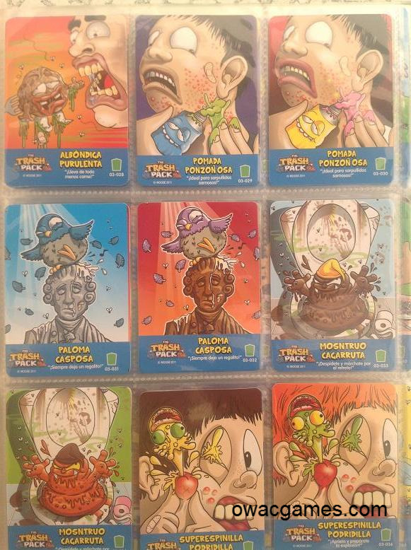 Trash Pack trading cards Fotos ~ ONE WOMAN ARMY CORP'S VIDEO GAMES