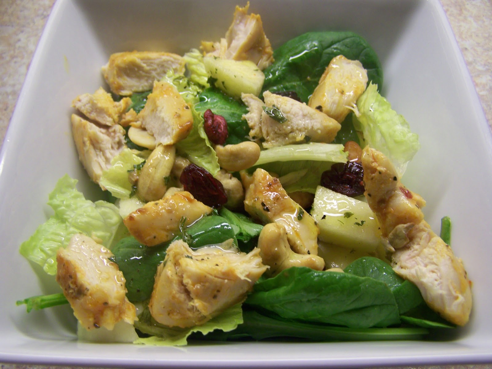 Little Mommy, Big Appetite Spinach Salad with a SpicySweet Dressing