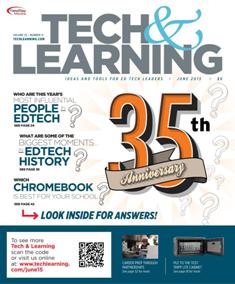 Tech & Learning. Ideas and tools for ED Tech leaders 35-11 - June 2015 | ISSN 1053-6728 | TRUE PDF | Mensile | Professionisti | Tecnologia | Educazione
For over three decades, Tech & Learning has remained the premier publication and leading resource for education technology professionals responsible for implementing and purchasing technology products in K-12 districts and schools. Our team of award-winning editors and an advisory board of top industry experts provide an inside look at issues, trends, products, and strategies pertinent to the role of all educators –including state-level education decision makers, superintendents, principals, technology coordinators, and lead teachers.
