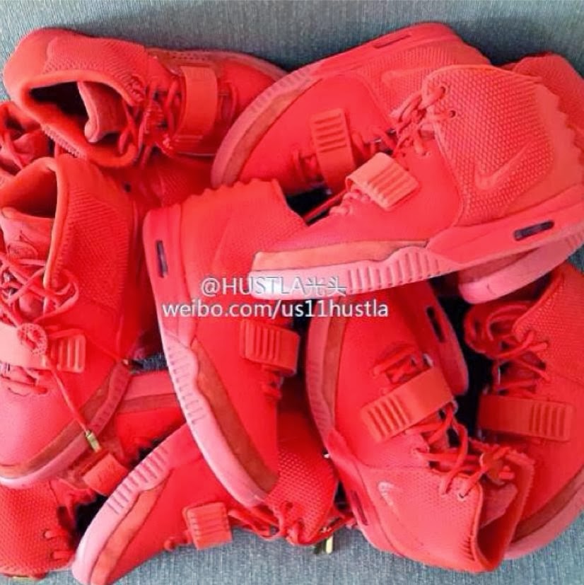 on feet air yeezy 2 red october preço