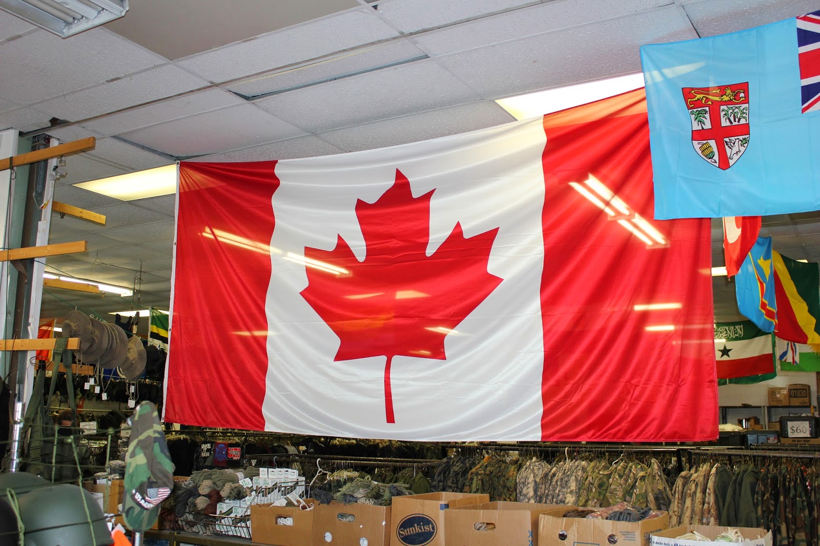 The Halifax Army Navy Store FLAGTASTIC FLAGS!!
