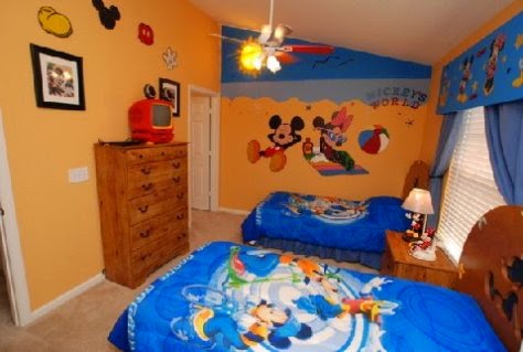 Dormitorios para niños tema Mickey Mouse - Ideas para decorar dormitorios