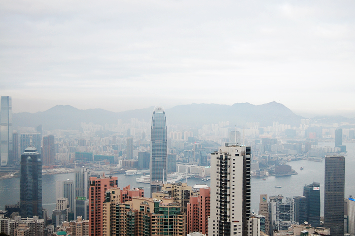hong kong, Deluminator blog view of hong kong from the peak, hong kong island