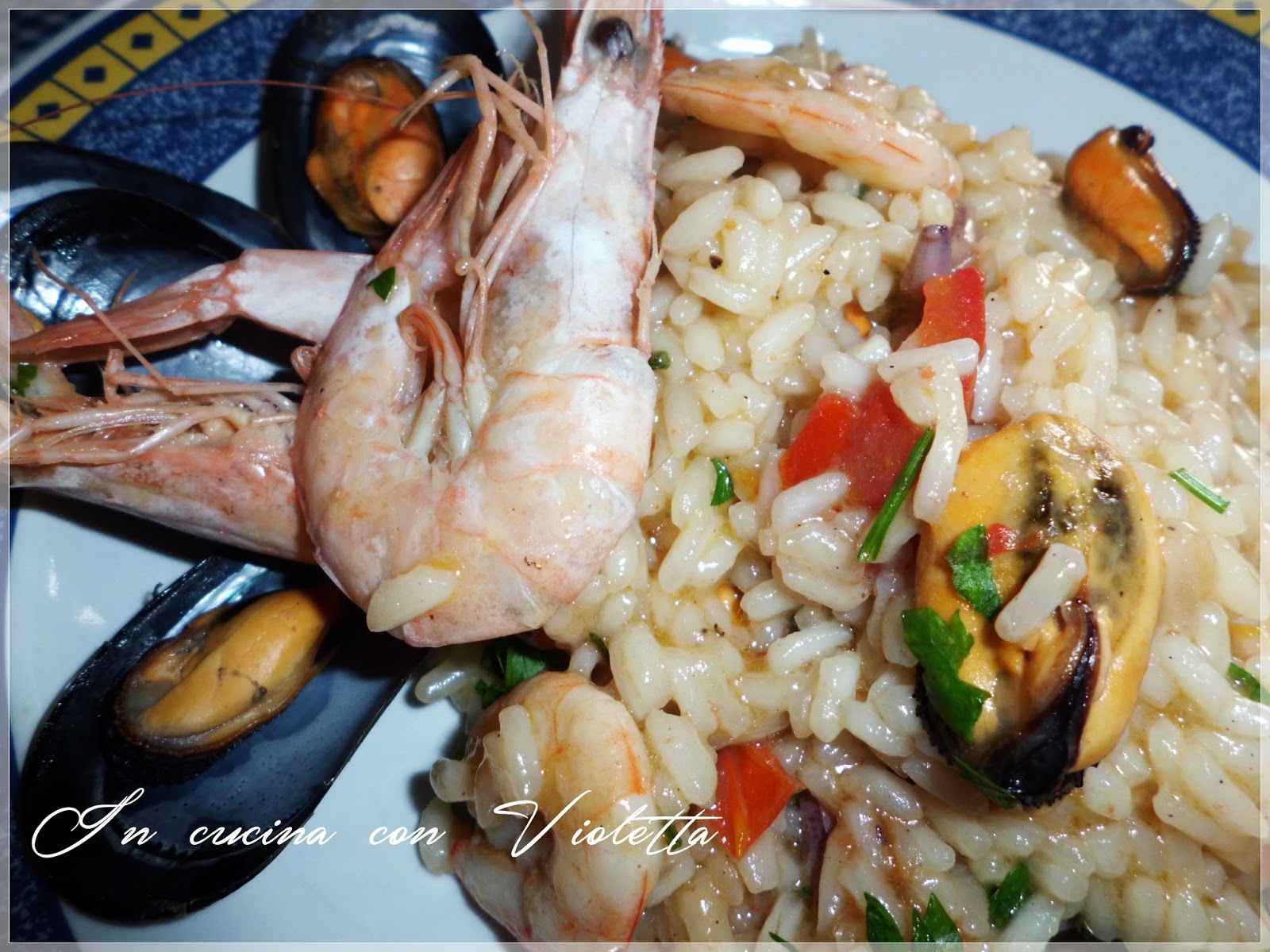 In Cucina Con Violetta Risotto alla marinara o Riso ai frutti di mare