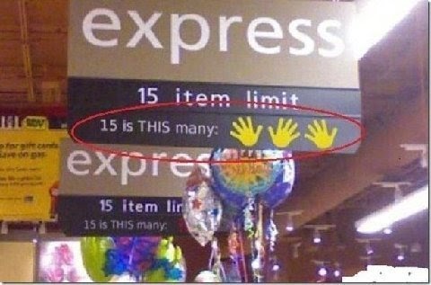 Pecozbill: Walmart Sign over Express Lane&hellip;