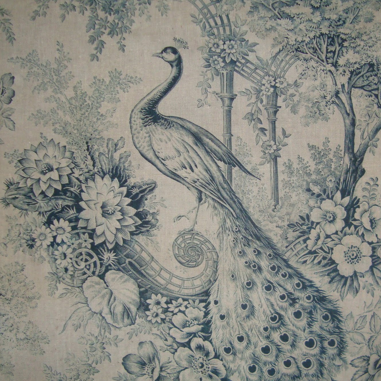 Interesting Antique Textiles Pretty 19th century French prints