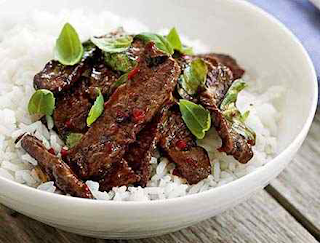 Thai beef stir-fry Thai beef stir-fry
