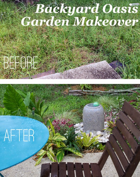 The Rainforest Garden My Backyard Oasis Makeover Before And After