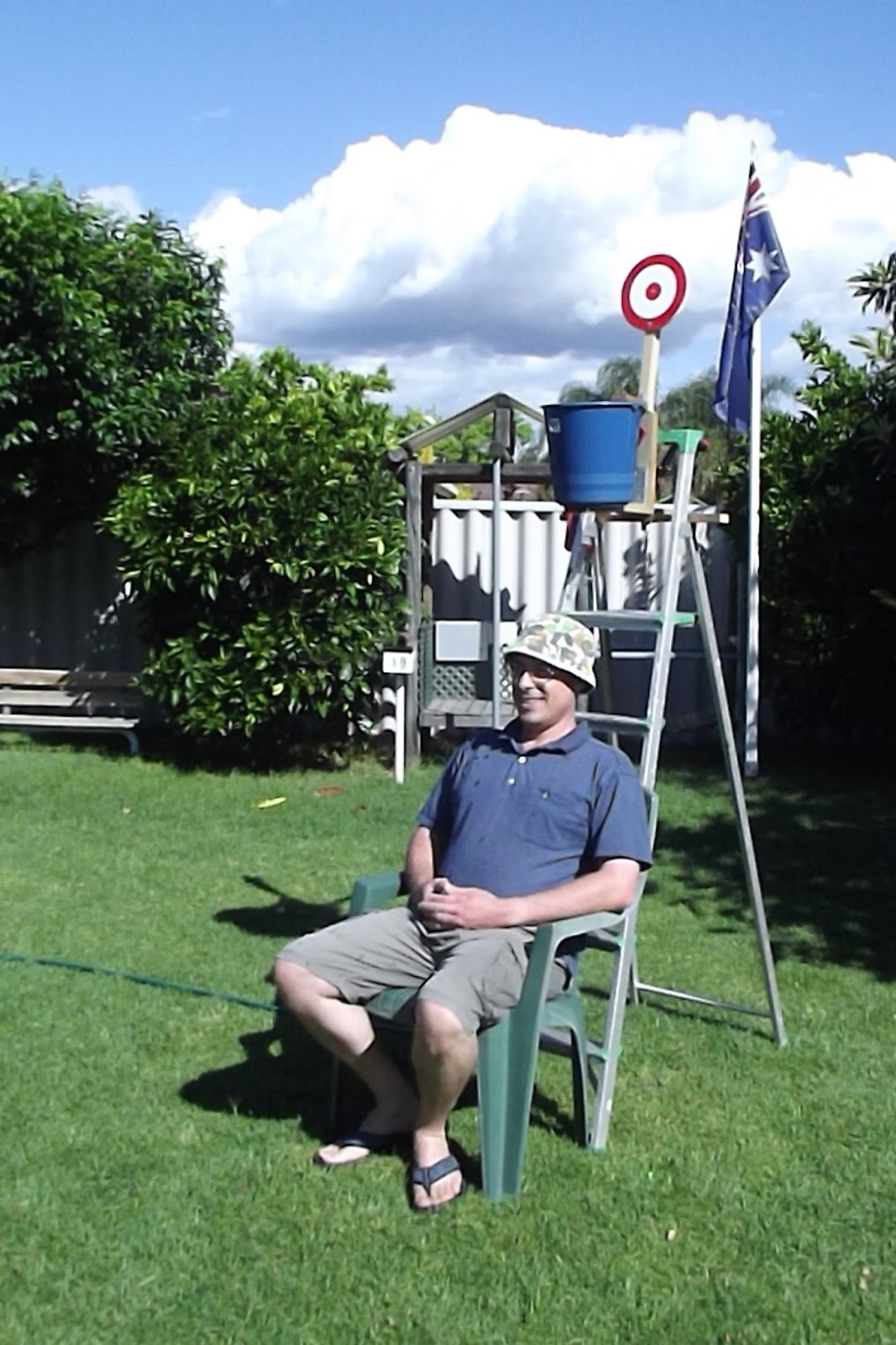 Backyard Play Project Ideas Dunk Bucket