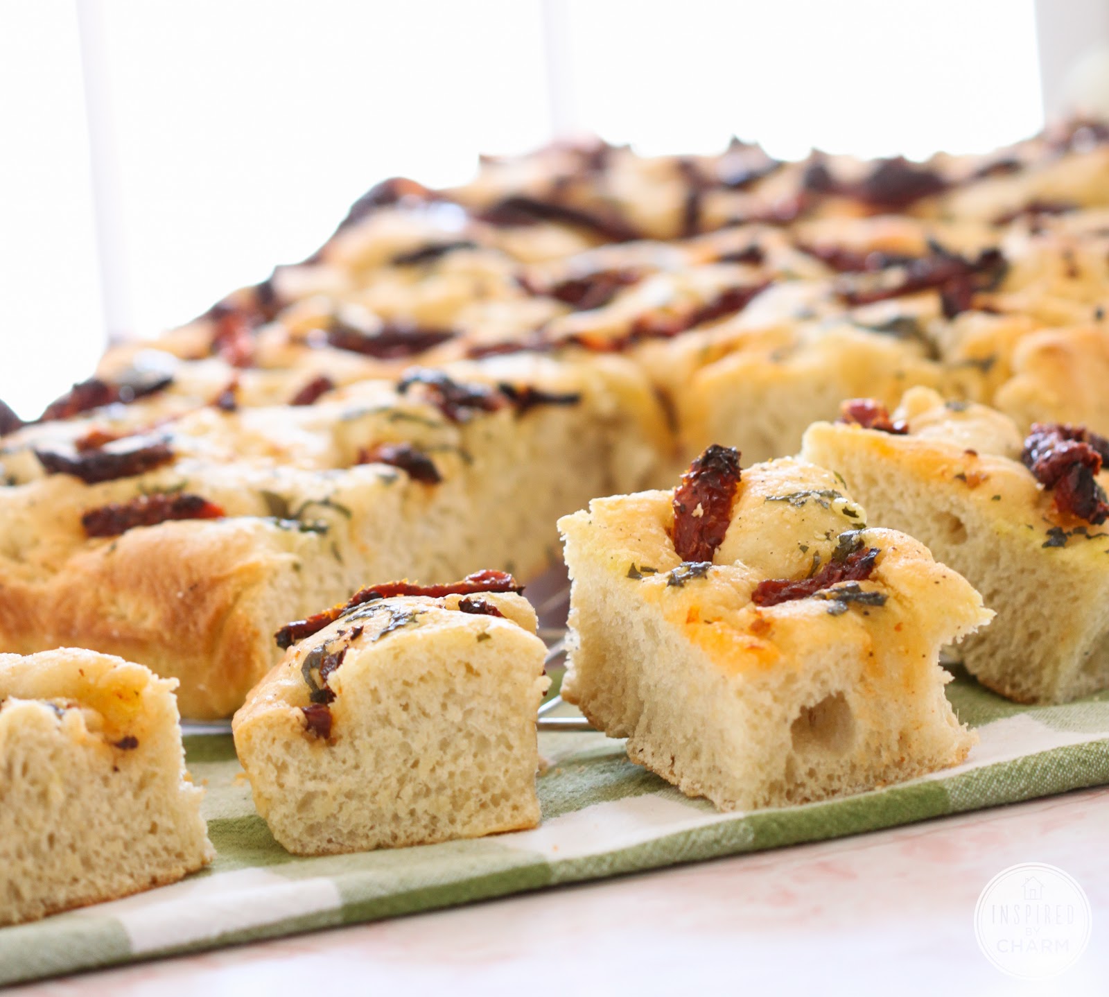 A Year of Yeast SunDried Tomato Focaccia