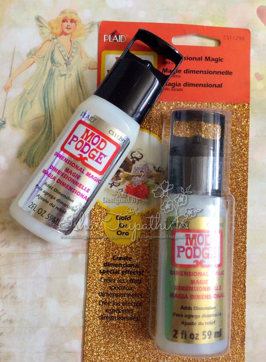 How to Apply Mod Podge Dimensional Magic 