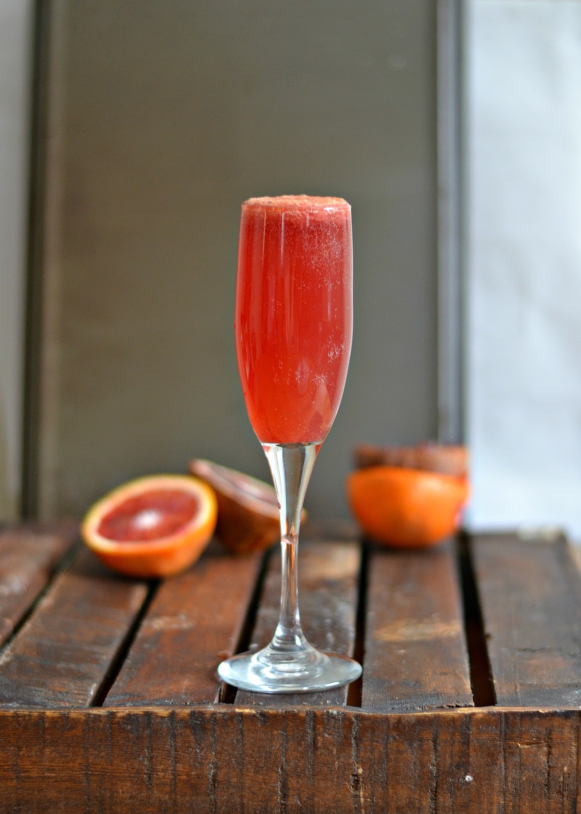 Blood Orange Mimosas Recipe — Dishmaps