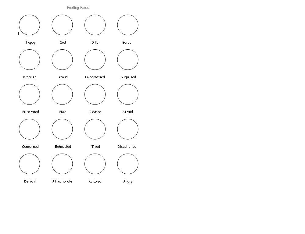 Slow Down, Stop, and Think! Feelings