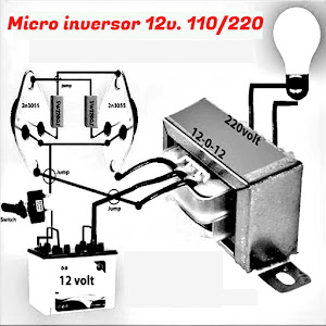 Micro Inversor 12v. 110/220v.