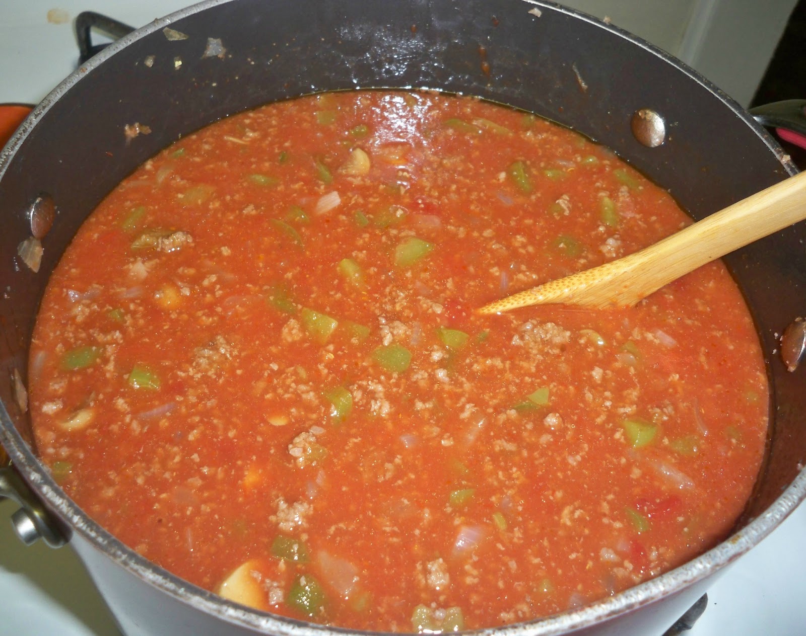 Gramma's in the kitchen Unstuffed Pepper Soup