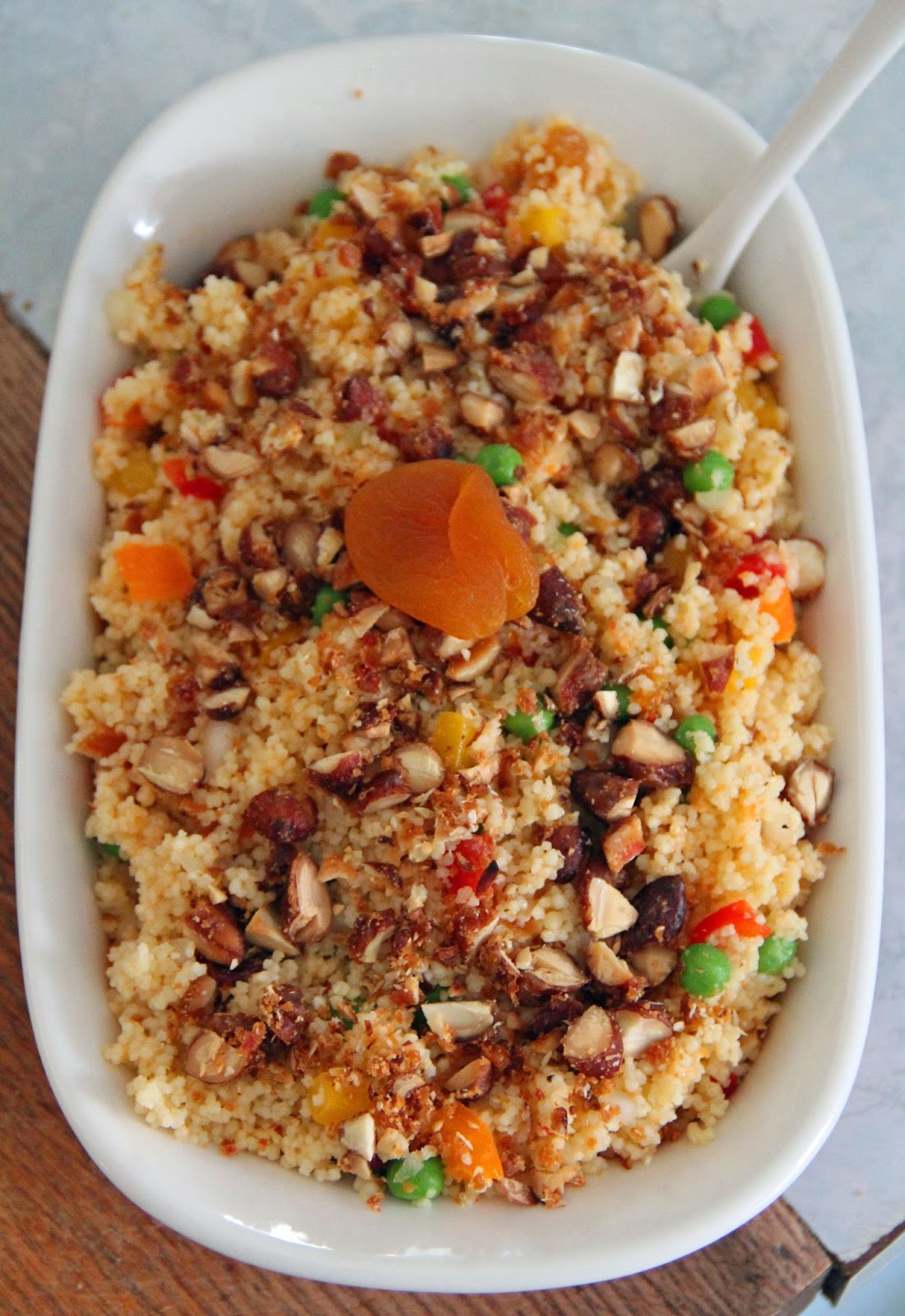 Jo and Sue Apricot Couscous Salad with Spicy Apricot Vinaigrette