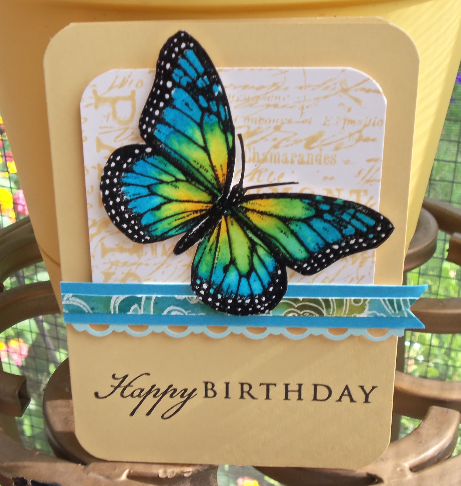 cardmakingchica Butterfly Birthday Card