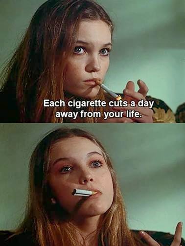 Diane Lane Smoking Cigarettes