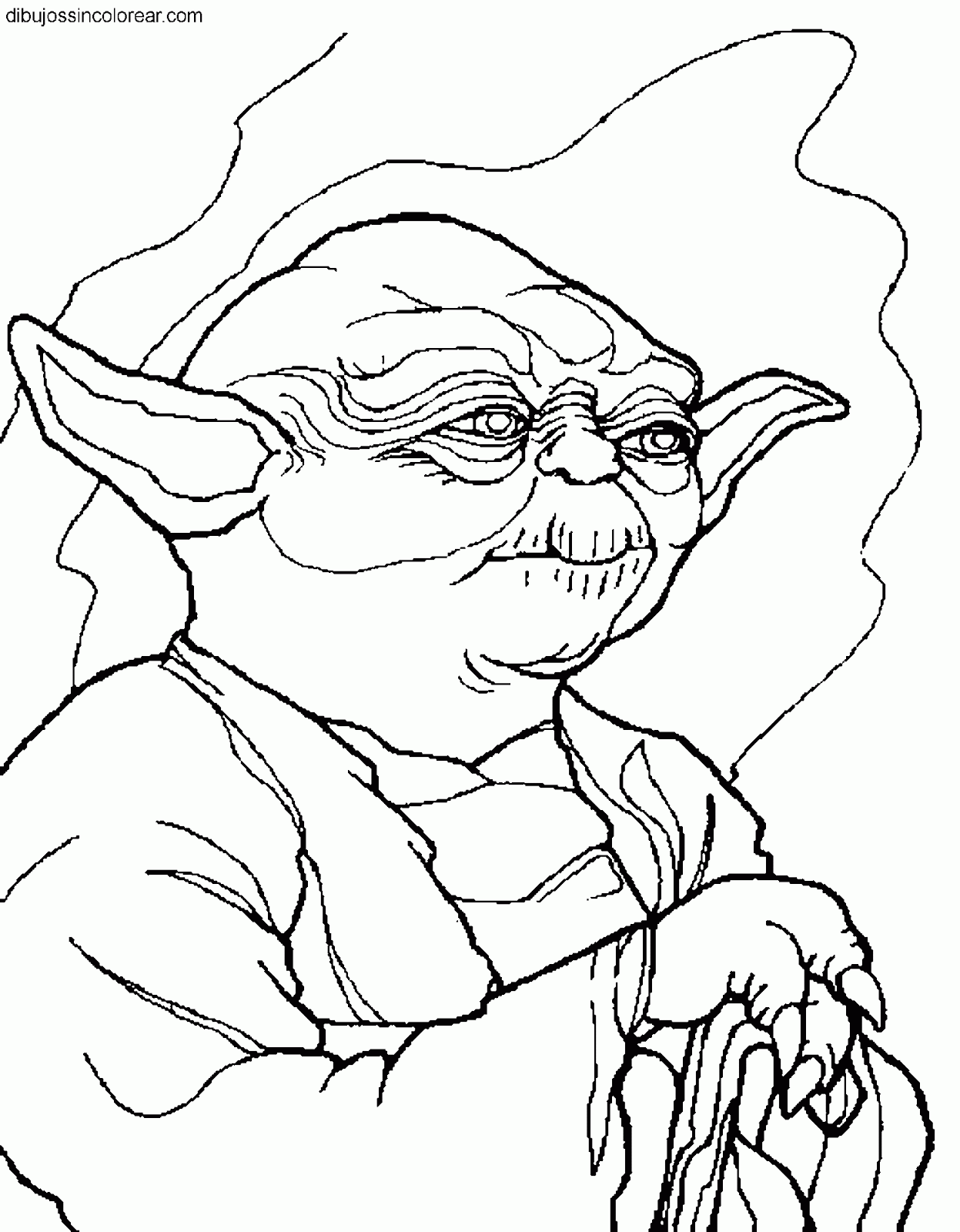 Dibujos Sin Colorear: Dibujos del Maestro Yoda (Star Wars ... Dibujos Sin Colorear: Dibujos del Maestro Yoda (Star Wars ...