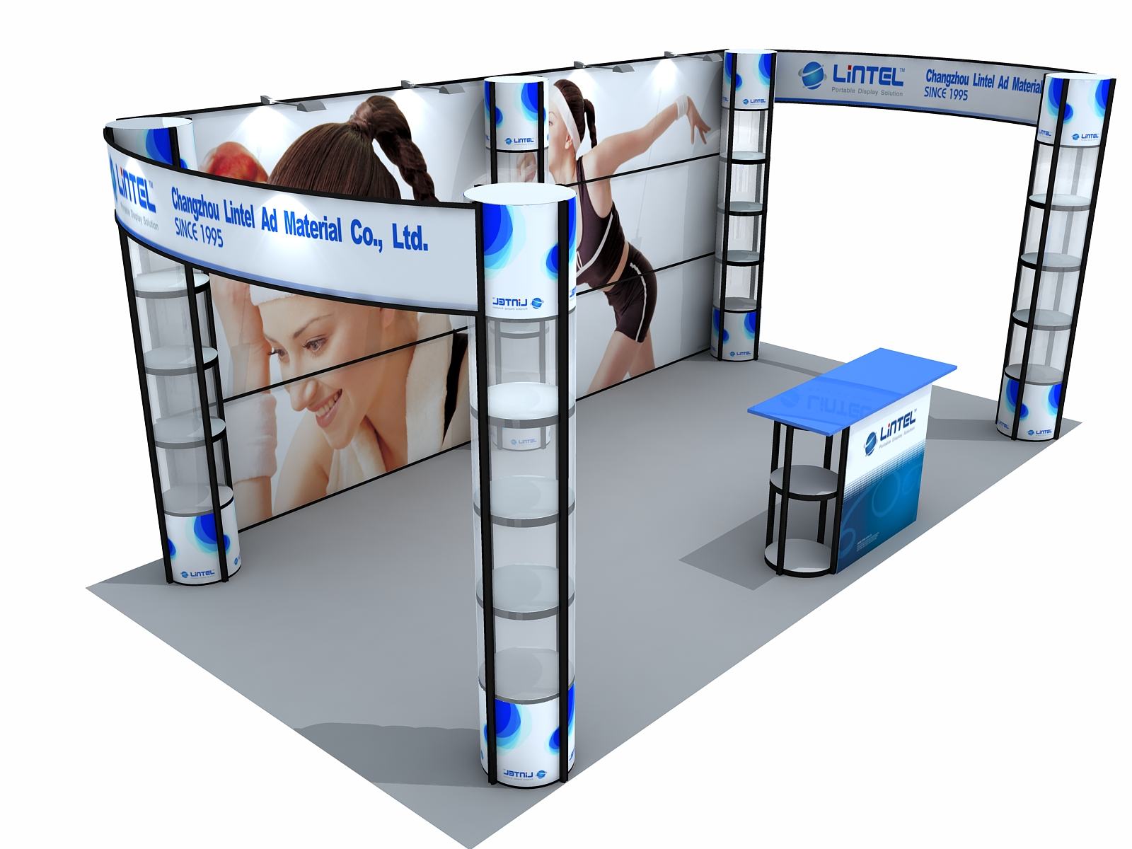 Booth Zombie Pic Portable Booth Displays