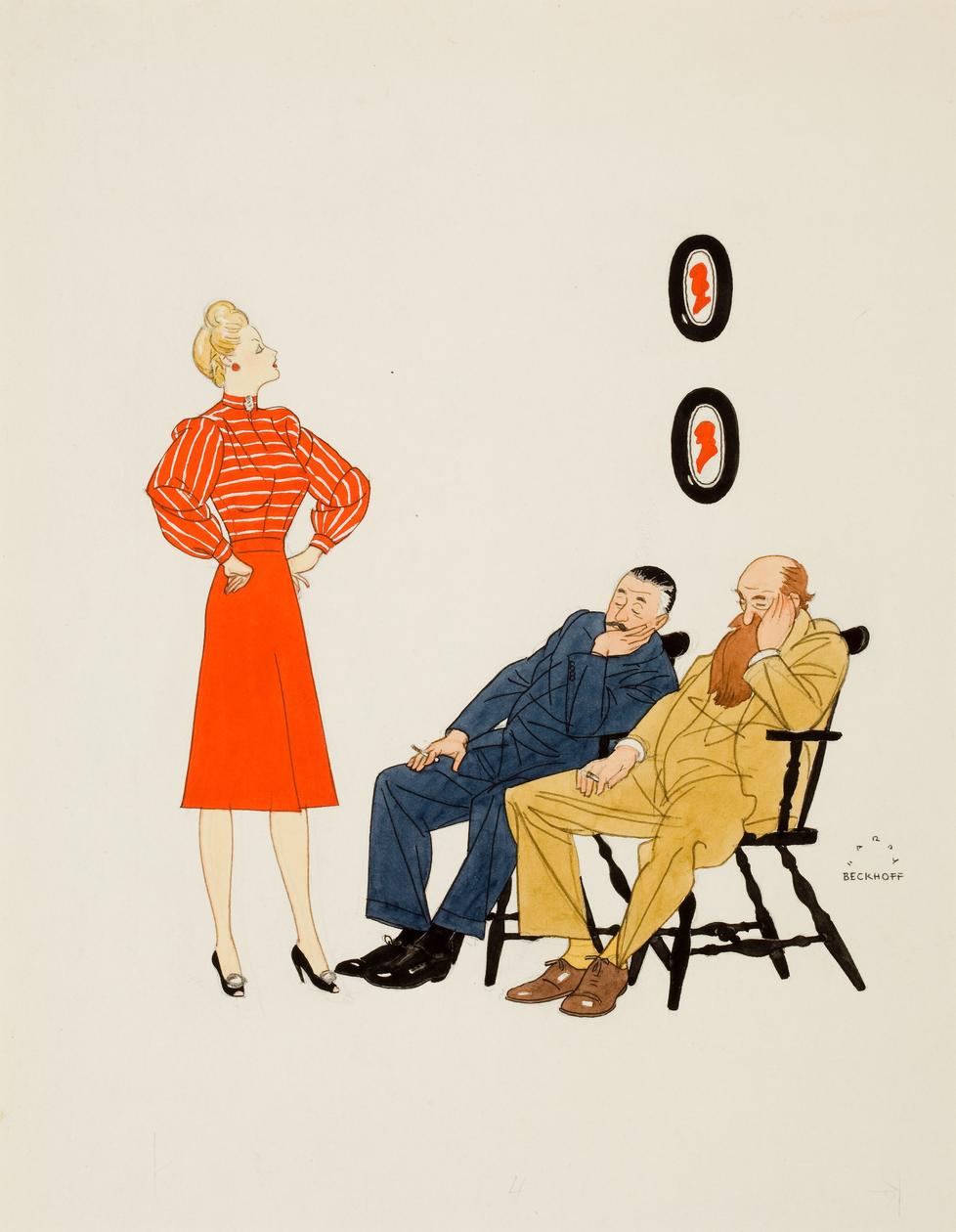 A La Mode イラストから見る 古き良きアメリカ Harry Beckhoff ハリー ベックオフ
