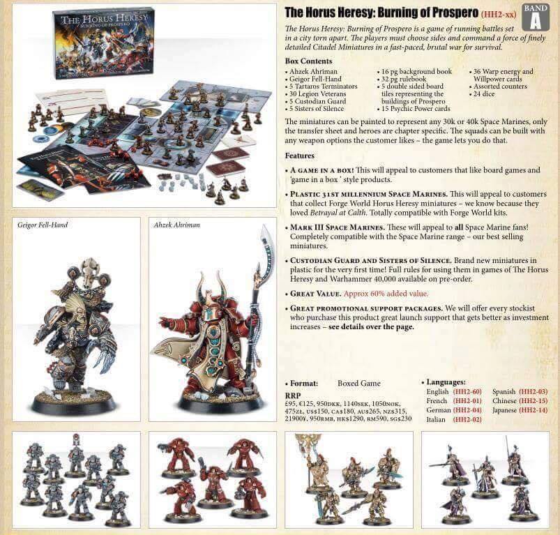 Warhammer 40k 30k-Chaos Space Marines-azhek Ahriman THOUSAND SONS-PROSPERO