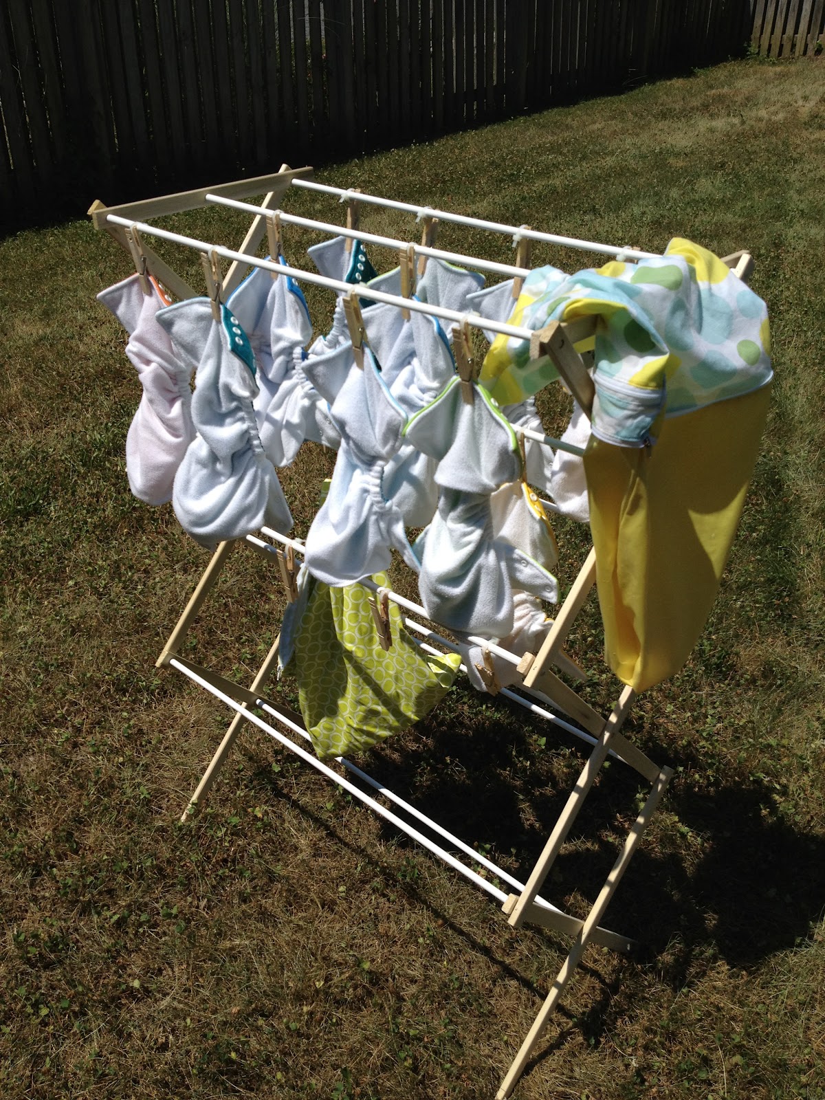 My Life in Pink and Green Thoughts on Cloth Diapering (so far)