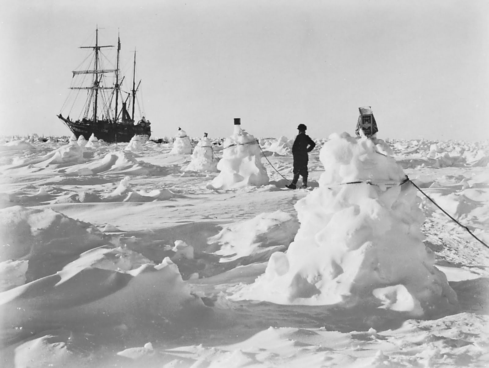 La expedición de Shackleton en las fotos de Frank Hurley