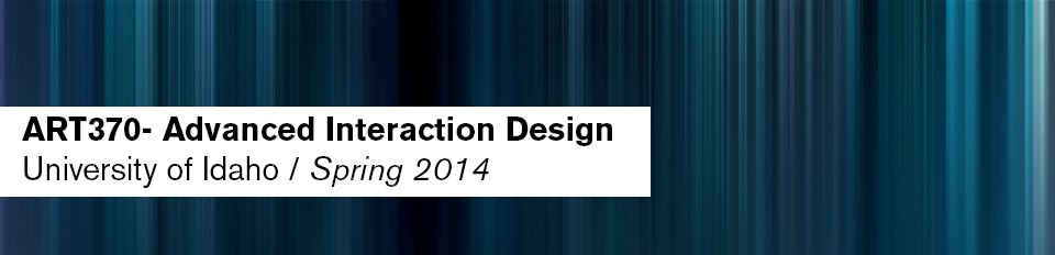 Advanced Interaction Design - Spring 2014