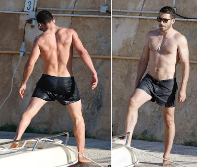 my new plaid pants: Gratuitous Miguel Ángel Silvestre