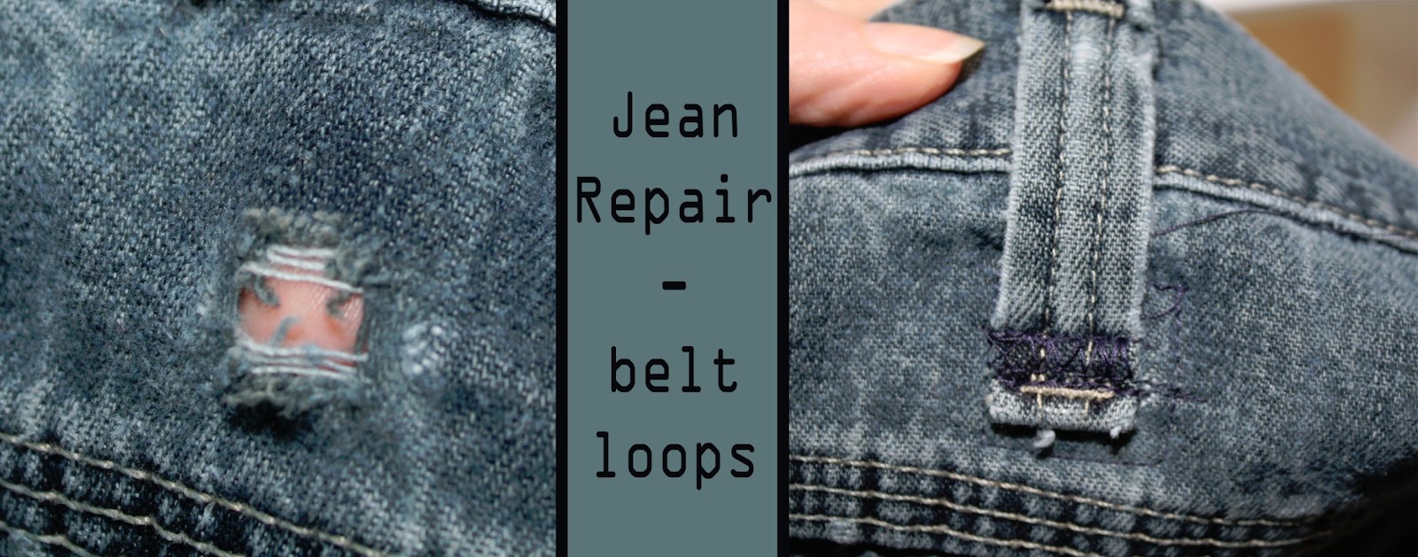 Denim belt loop repair service —