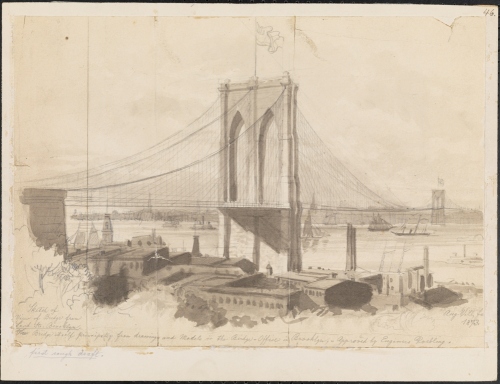 Check Out What Brooklyn Bridge  Looked Like  in 1873 