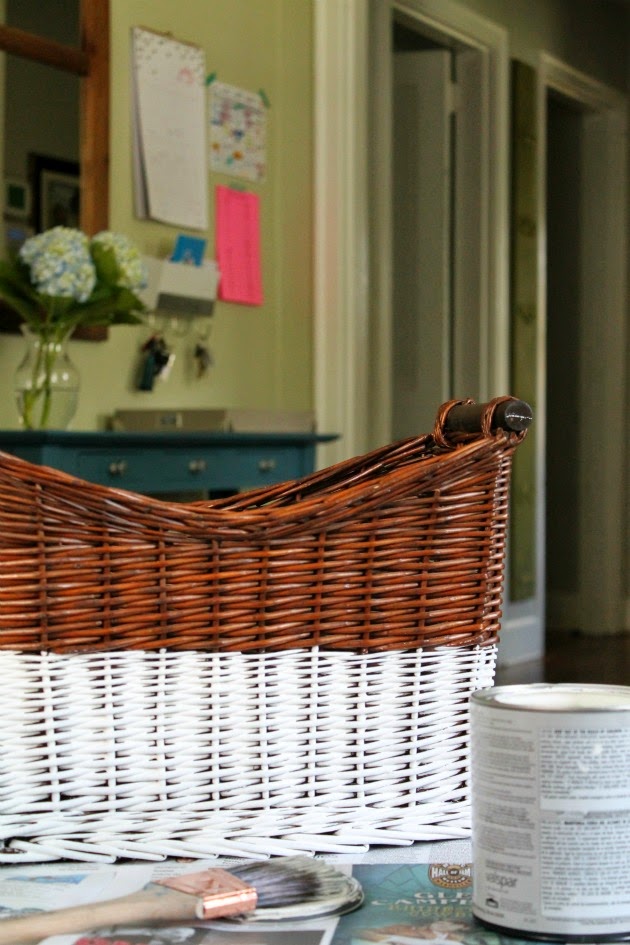 Paint Dipped Basket ChippaSunshine