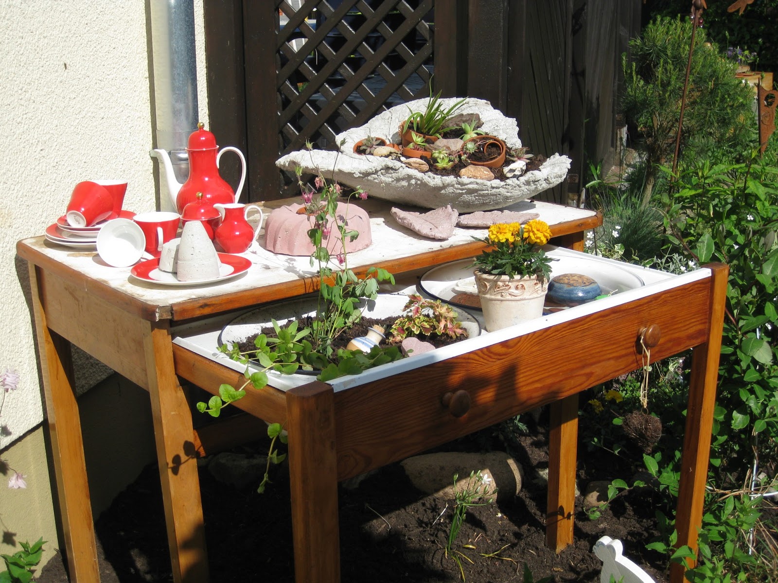 Biggis Fotogestaltung Und Mehr Waschtisch Im Garten