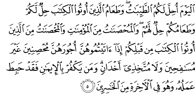 Surat Al Maidah Dan Terjemahan Al Quran Dan Terjemahan