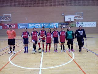 CAMPEONAS MUNICIPALES DE FÚTBOL SALA ALEVÍN FEMENINO (11/03/2017).