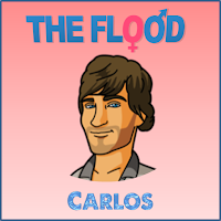 Carlos, Sex Love and Dating Disasters, The Flood, Characters, Characters from books, images of characters from books, Lad Lit, Dick Lit, Fratire, Chick Lit, Lad Lit characters, Chick Lit characters, Funny book, Comedy book, eBook, Kindle, Novel, Paperback, Dating, Dating Disasters, Relationships, Rom Com, RomCom,  Steven Scaffardi, 