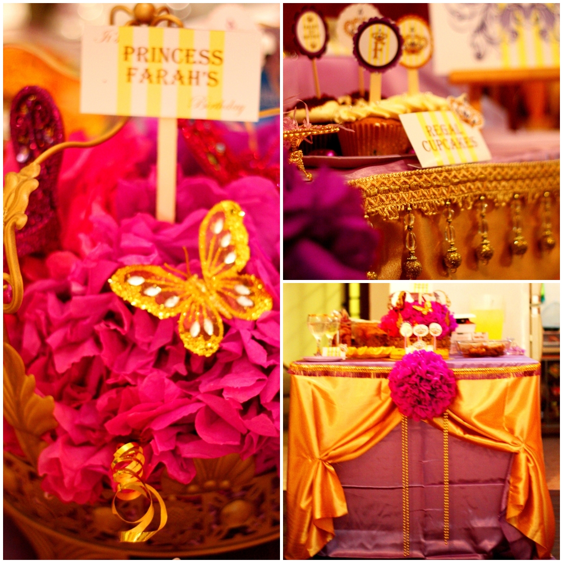 Tres Chic The Party Planner Farah S Princess Themed Bday Party