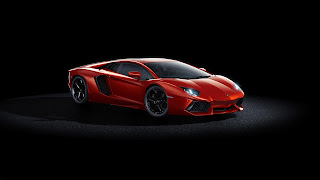 Lamborghini Aventador LP700-4 Supercar Red Darck Boy Toy HD Wallpaper