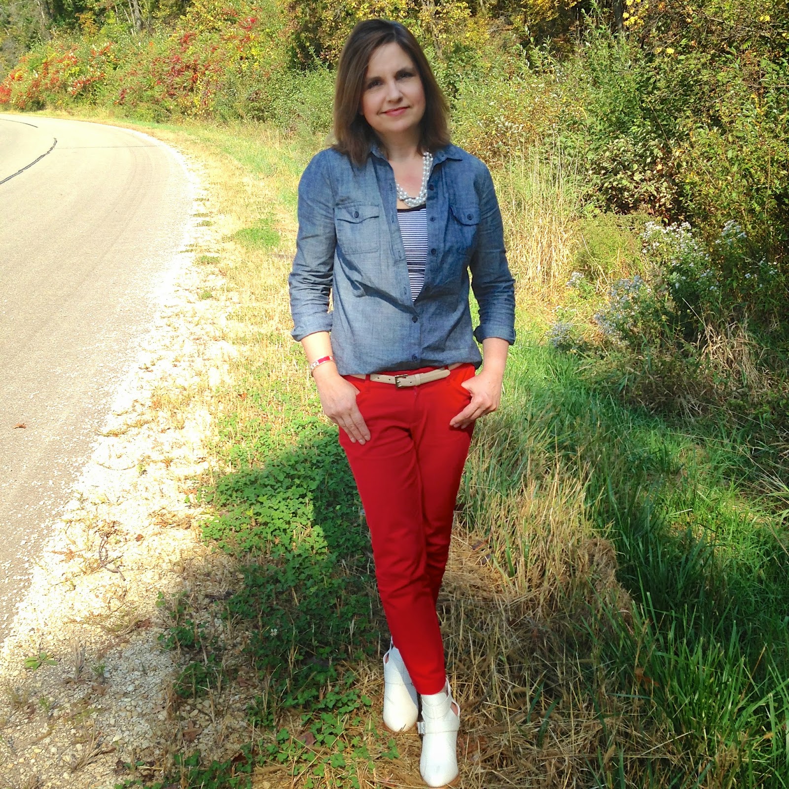 Amy's Creative Pursuits: Fashion Over Fifty: Mad for Red