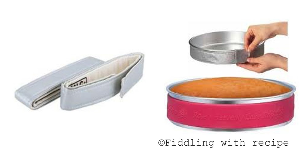 fiddling with recipe Cake Strips for perfectly even cake layer