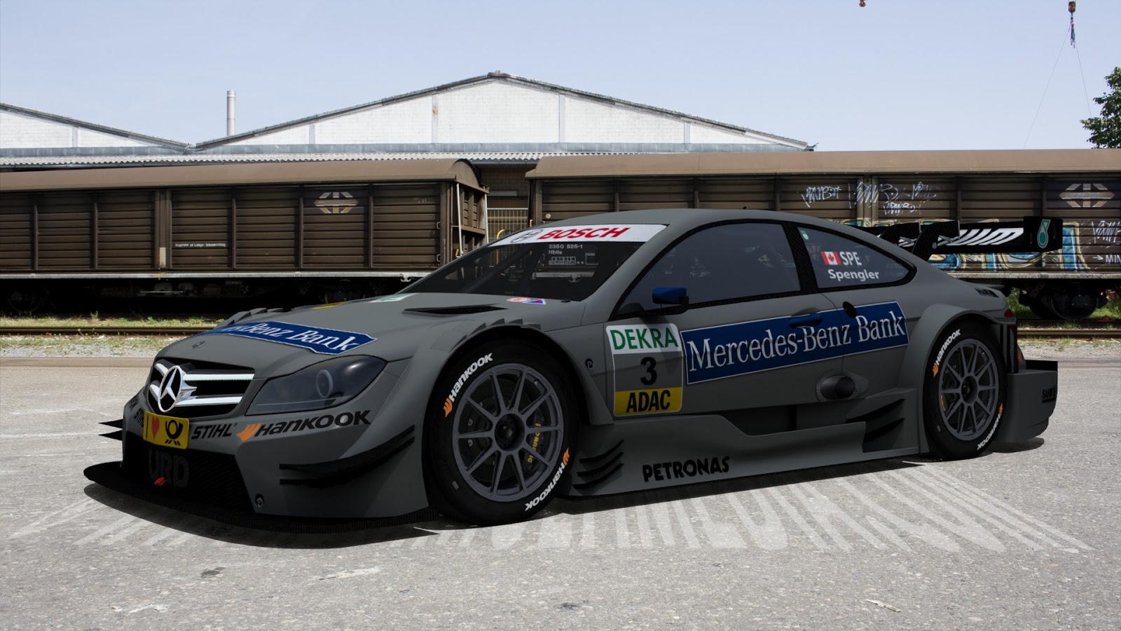 Lucian Paine Design Hwa Ag Mercedes Benz C Coupe Amg Dtm 3 Bruno Spengler 2011