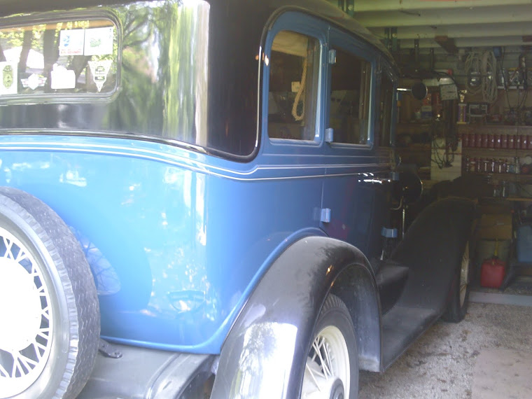Covered in winter dust in the garage, 5-11-2015 before her spring bath.