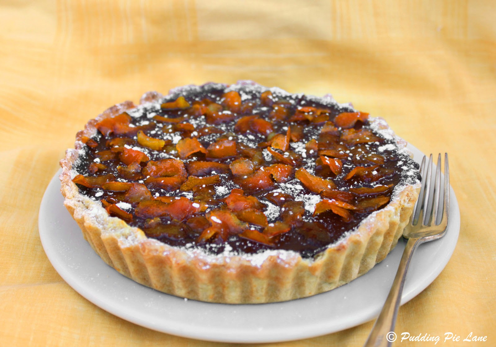 Pudding Pie Lane Chocolate and Orange Tart