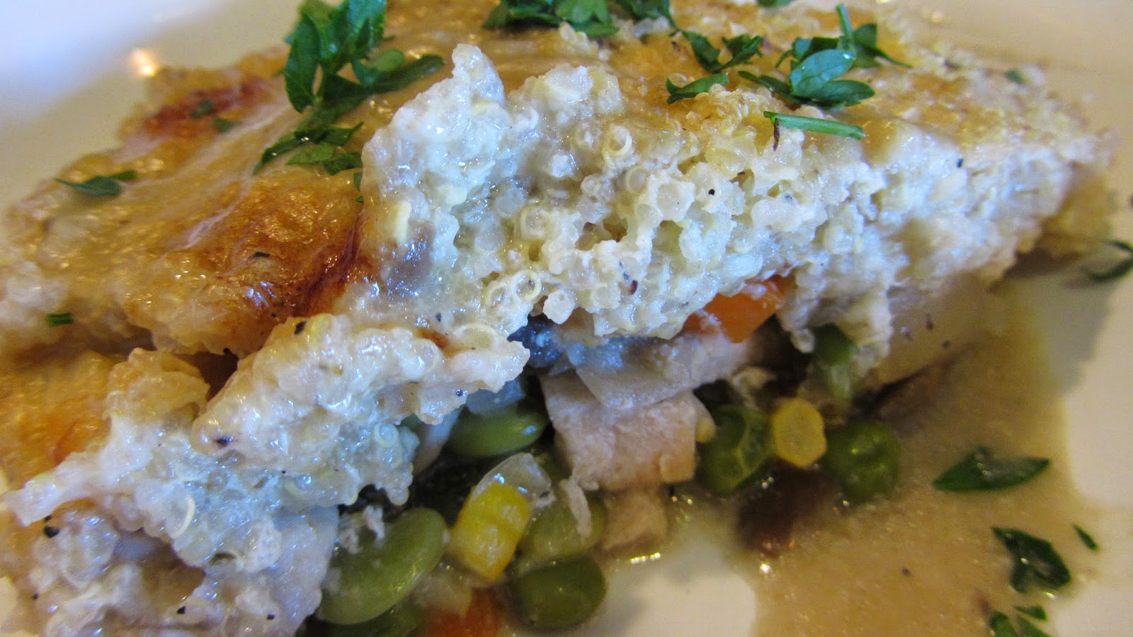 In the Name of Good Taste Quinoa Chicken Pot Pie