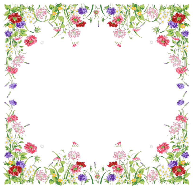 Bordes para fotos floreados para Fotomontajes. | Marcos Gratis para ...