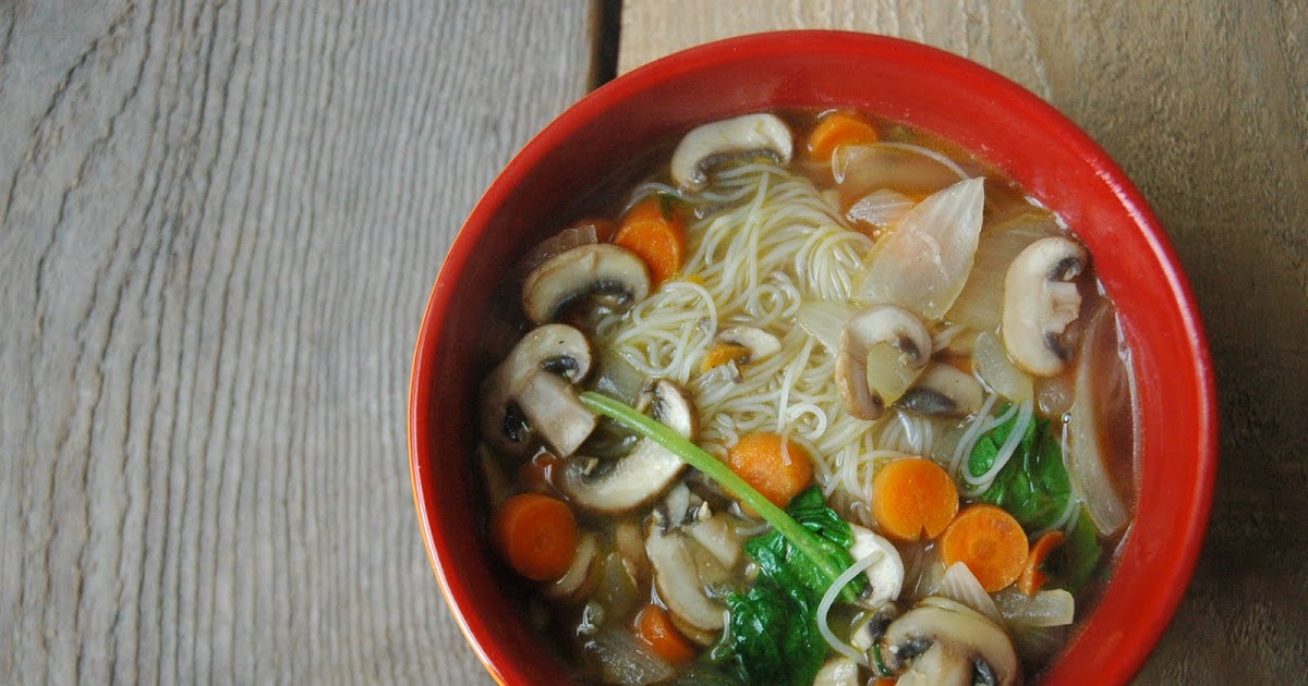The Everyday Vegetarian Quick and easy vegetable rice noodle soup