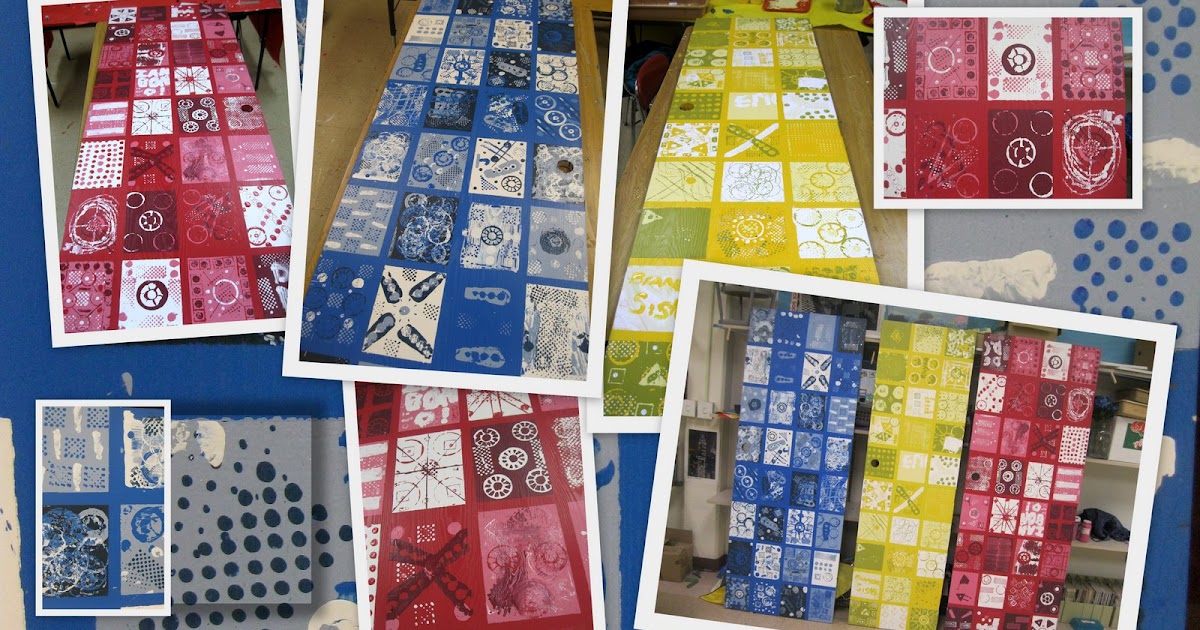 The Art Room 5th Grade Rockin' Lockin Mural